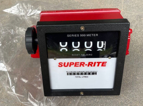 Caudalimetro Medidor Super-rite - Made In Usa - Sin Uso 0