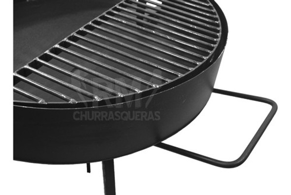 Asador Con Base De Disco Original 2 Posiciones + Parrilla 1