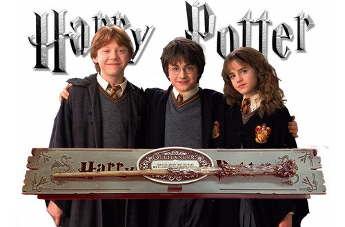 Hermione Harry Potter Varita Personalizada  Caja De Madera 0