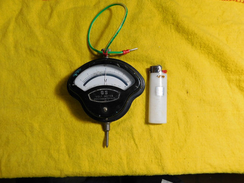 Voltimetro Para Baterias Una Reliquia, Japones 1