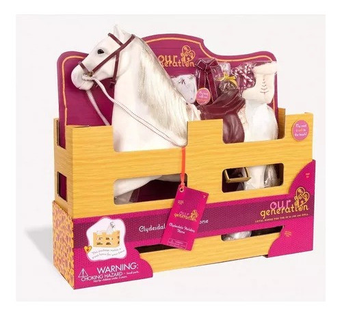Our Generation Caballo Blanco Clydesdale Bd38025 1