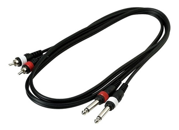 Cable Warwick 2 Plug X 6,5m A 2 Rca X 1,5m Rcl 20932 D4 P 0