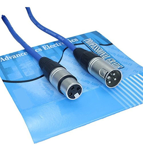 Mcsproaudio Cable De Micrófono Xlr Macho A Hembra De 50 Pies 1