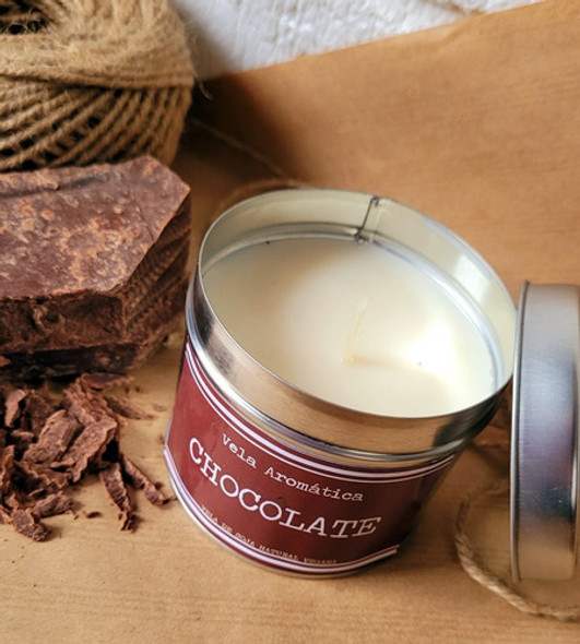 Vela Aromática Artesanal Soja Chocolate Regalo  Vegana 1
