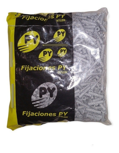 50 Unidades Tarugo Con Tope De Nylon Nº 6 Py 1