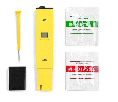 Medidor De Ph Pro Con Estuche + 2 Sobres 0