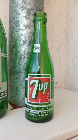 Antigua Primera Botella 7up Tamaño Bar 207 Cc Año 1963 0
