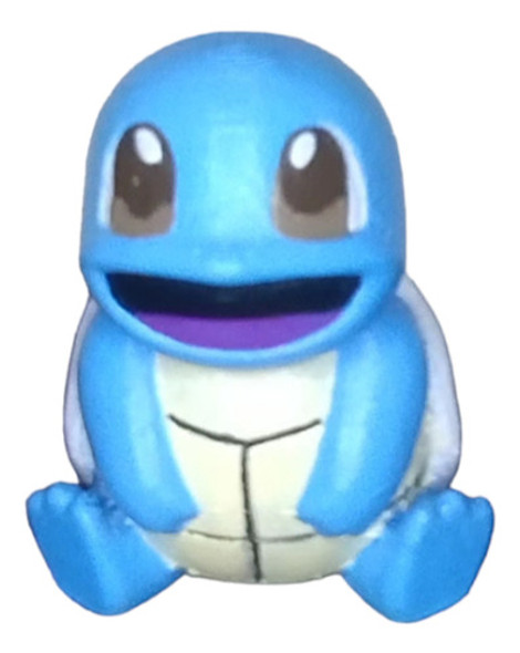 Figura Pokémon Squirtle Chibi Hecho En 3d 7 Cm 0