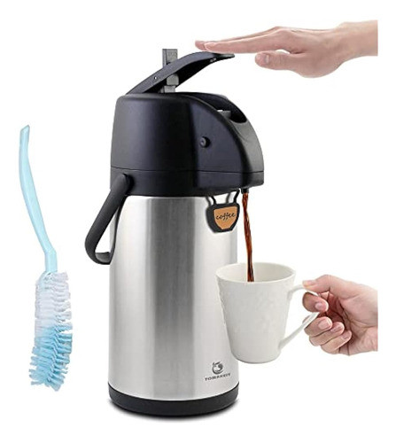 Tomakeit Airpot Coffee Jarra Térmica 3l (102 Oz) Dispensador 0