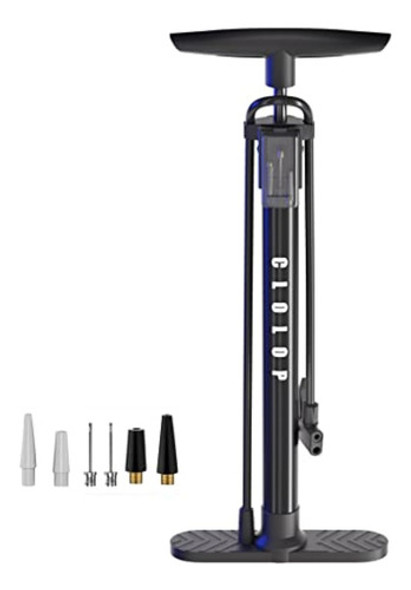 Clolop Bomba De Piso De Bicicleta Con Manómetro, 0