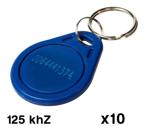 Llavero Rfid De Proximidad Control De Acceso 125khz X10 1
