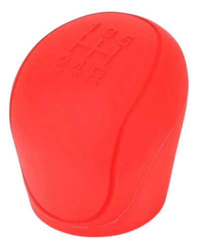 Funda Cubre Palanca Pomo Silicona Colores/rojo 5velocidades 0