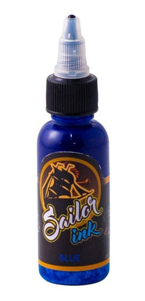 Pigmento Tinta Tattoo Sailor Ink 1oz. Blue 0