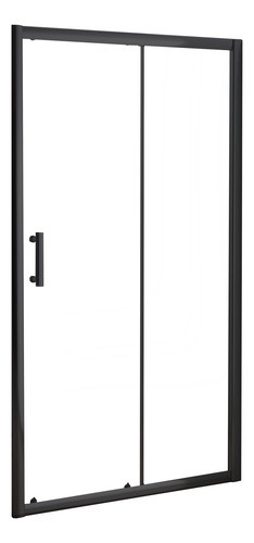 Mampara De Baño Línea Castle Corrediza 1500mm X 1900mm Negro 0