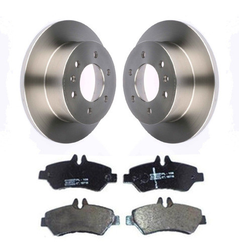 Kit Discos Y Pastillas P/ Mercedes Sprinter 411 Trasero 0