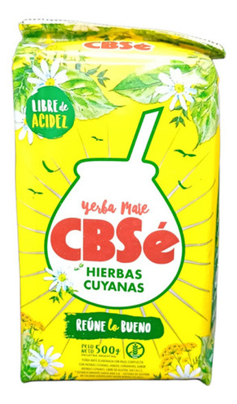 Yerba Mate Cbse Hierbas Cuyanas X 500g X 12 Unidades 0