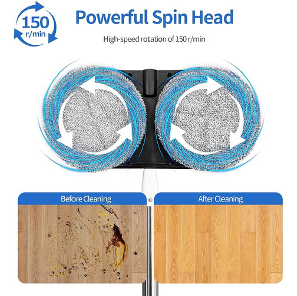 Fregona Eléctrica Inalámbrica Para Limpieza De Pisos, Fregon 1