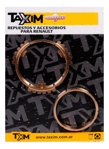 Kit Anillo Sincronizado 1º 2º Renault Logan 2 Piezas 2014 0