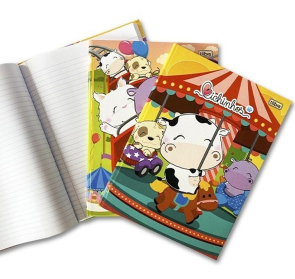 Cuadernola Cosida Tapa Dura | 96 Hojas | Tilibra | Bichinhos 0