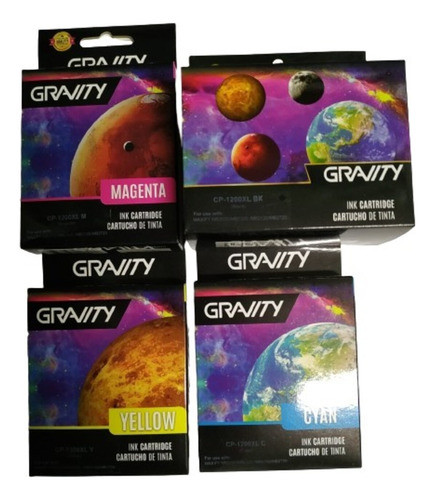 Pack 4 Cartuchos Comp Tinta 1200xl (4 Colores) Canon Mb-2020 1