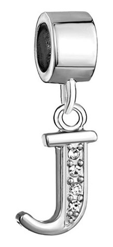 Lovelyjewelry Encantos Iniciales Letra A-z Alfabeto Cristal 0