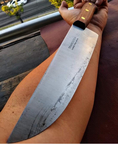 Cuchilla Vieja Acero Carbono Filo Sin Abrir Carbon Steel 0