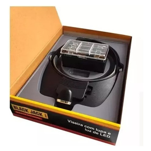 Lupa Binocular Vincha Manos Libres Doble Lente Luz Led Prof. 1