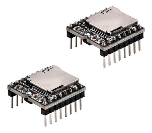 X2 Modulo Reproductor Audio Hw-247a Dfplayer Mp3 Wav Wma 0