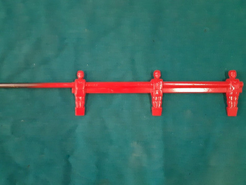 Barra Original Metegol Estadio N2 3 Jugadores Rojo 0