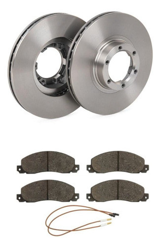 Kit Discos Freno  + Pastillas  Delanteras Trafic - Rodeo 0
