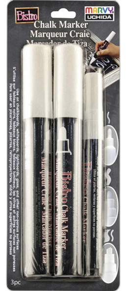 Uchida Bistro  Rotulador De Gis Líquida Punta De 3 Tamaños 0