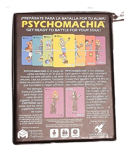 Psychomachia Juego De Mesa Único/agotado Bilingue 1