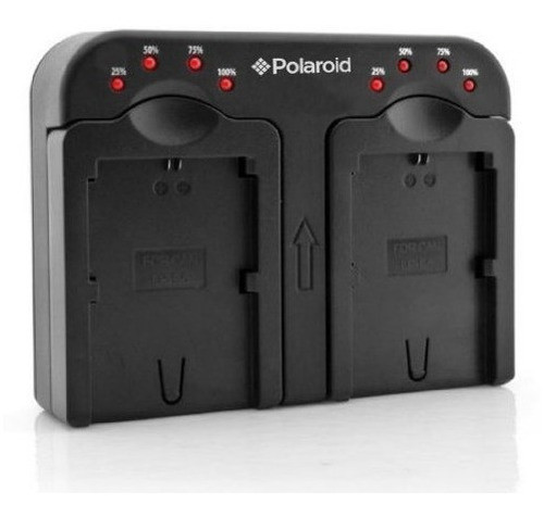 Polaroid Cargador De Baterias Doble (doble) Bateria 2 Bateri 0