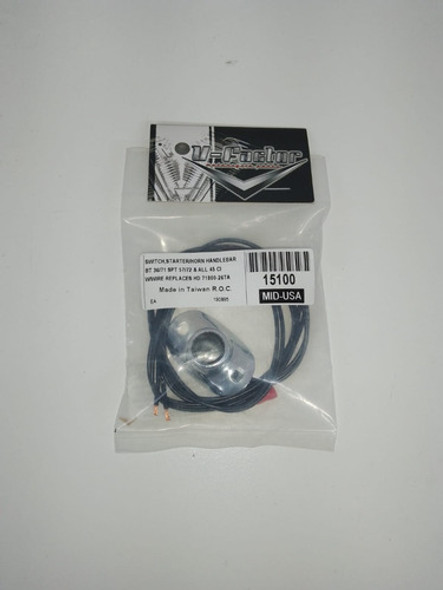 Pulsador De Arranque Bocina De Manillar Para Harley 1