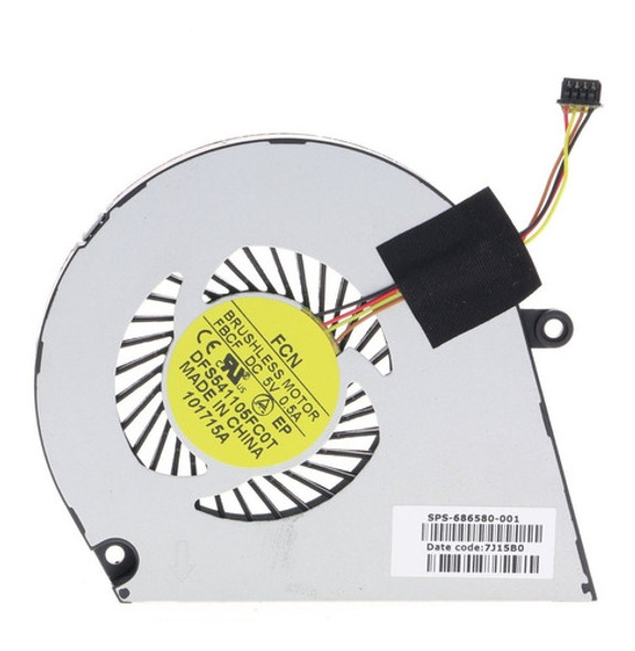 Fan Cooler Hp Envy 4-1000 6-1000 Series 686580-001 1