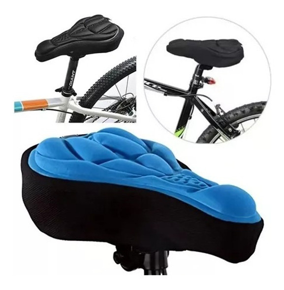 Funda Cubre Asiento Fino De Gel Silicona P/ Bici Spinning 0
