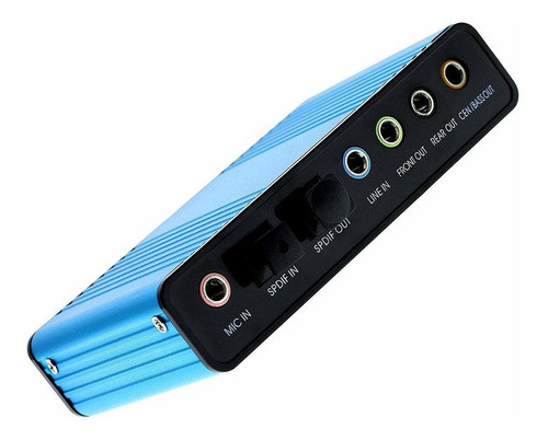 Optimal Tienda Usb 6 canales Tarjeta De Sonido Externa 5. 0