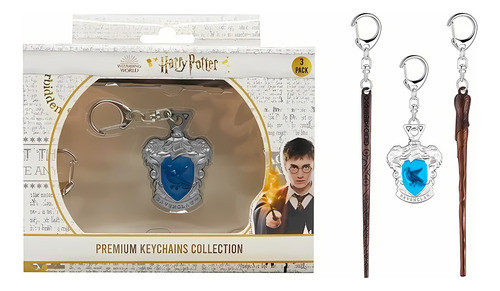 Llaveros Premium Harry Potter Pack X 3 Ravenclaw Dgl Games 0
