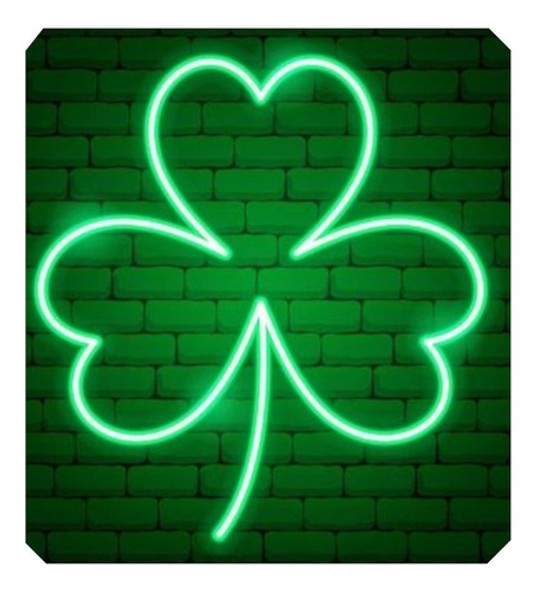 Cartel Neon Led Trebol - Base Acrílico 0