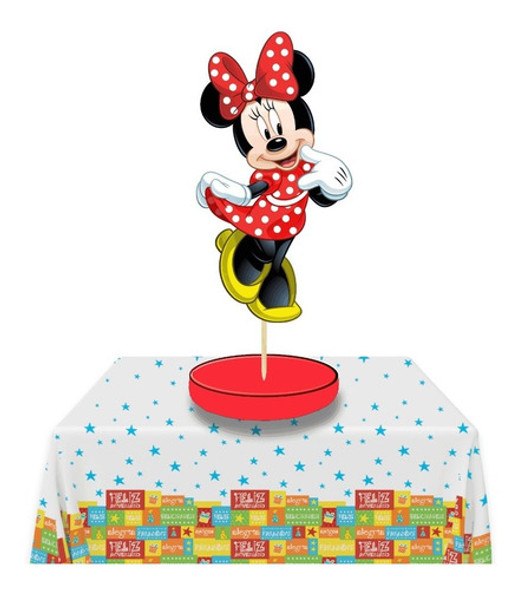 Centro De Mesa Minnie Decoraciónes 0
