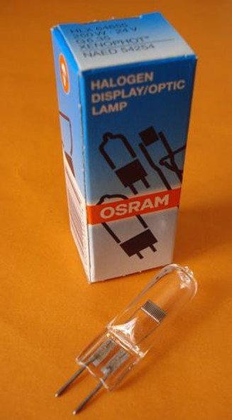 Lámpara Bi Pin 24v 250w Marca Osram Alemania 1