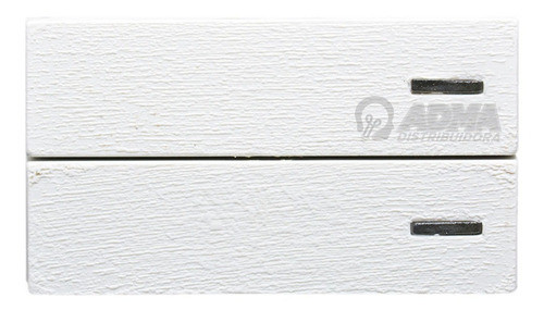 Interruptor 1/2 Punto Doble 1 Modulo Jeluz Platinum Pack X4 1