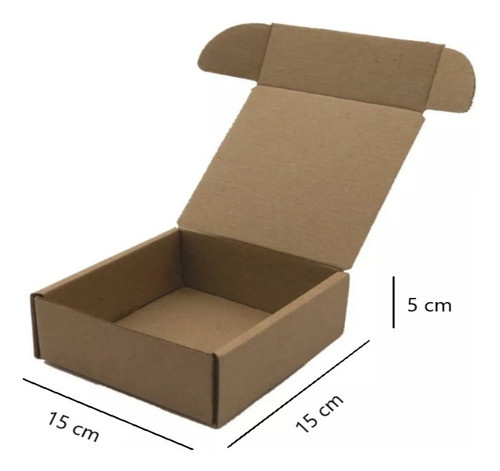 Cajas Micro Corrugado 15x15x5cm X40unidades 1
