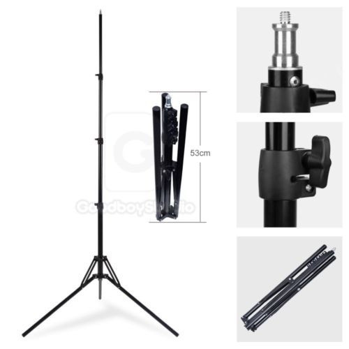 U.s. 2 X 185 Cm 6' Inversa Plegable Soporte Ligero Fr Foto S 1