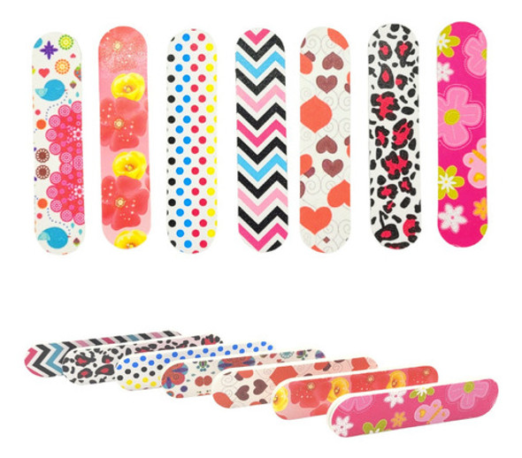 Lima X 25 Decoradas Estampadas Uñas Souvenir Spa Nail Arte 0