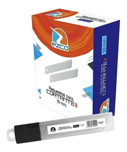 Repuesto Para Cortante Cutter 18 Mm Ezco X 10 Filos 0