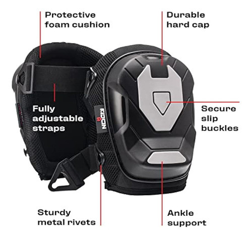 Rodilleras Profesionales Nocry Para Trabajar Con Tapa Antide 1