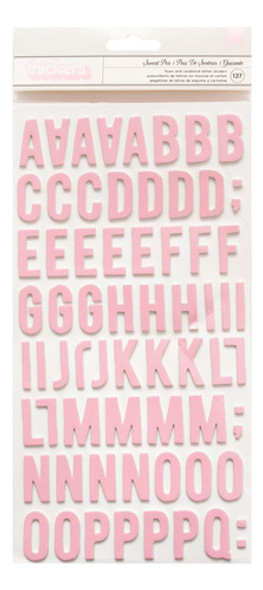 Scrapbooking Set De 137 Pegatinas - Alfabeto - Sweet Pea 0
