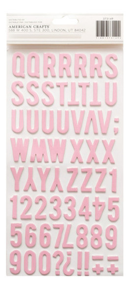 Scrapbooking Set De 137 Pegatinas - Alfabeto - Sweet Pea 1