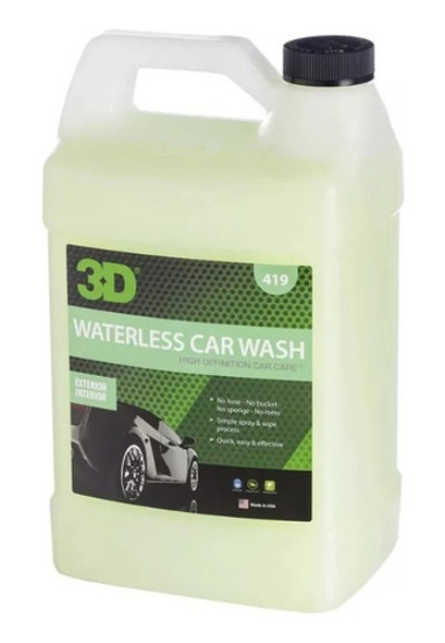 3d Waterless Car Wash Lavado Sin Agua 4 Lts 0